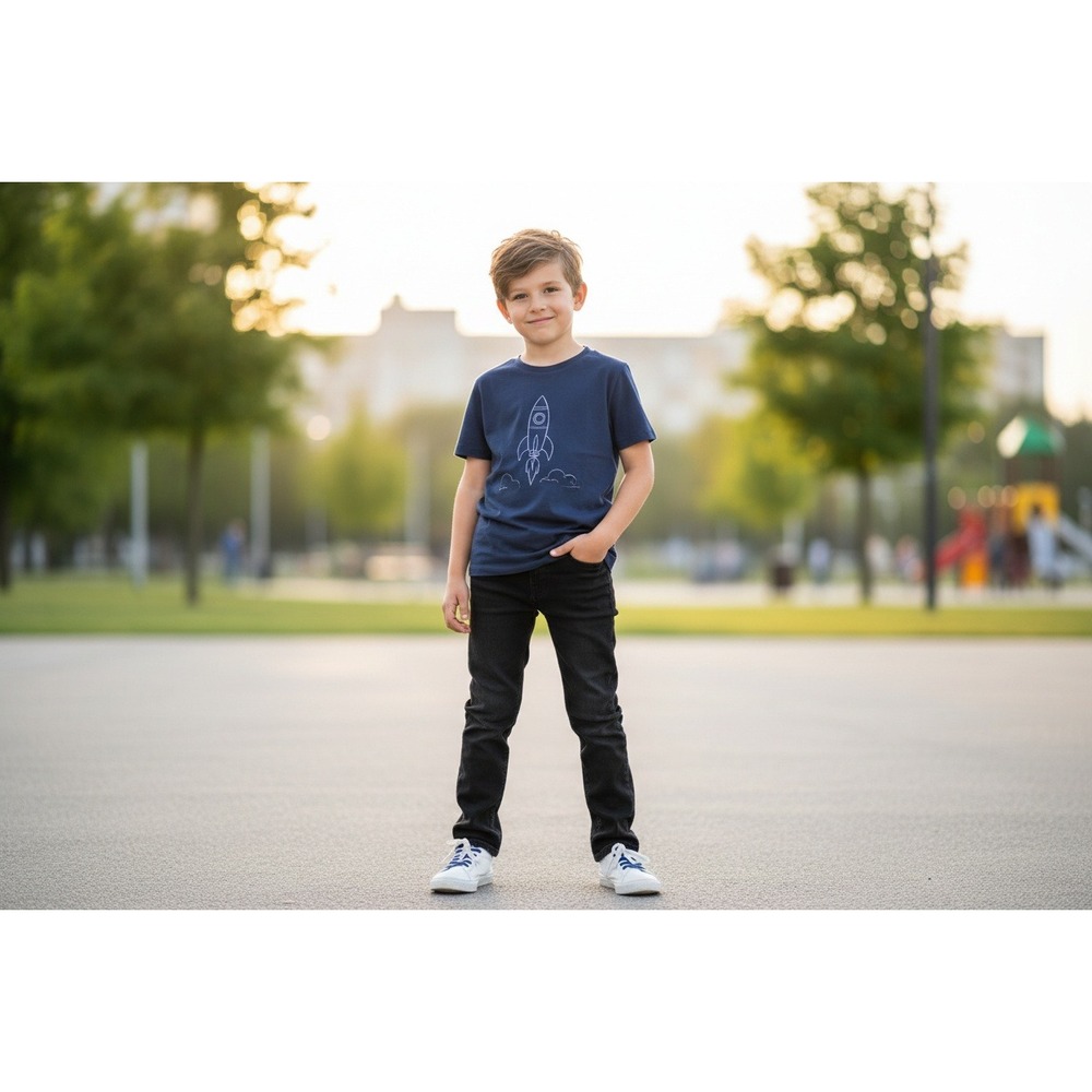 Levis 511 Slim Fit Boys Jeans Black Denim Pants Size 10 Regular